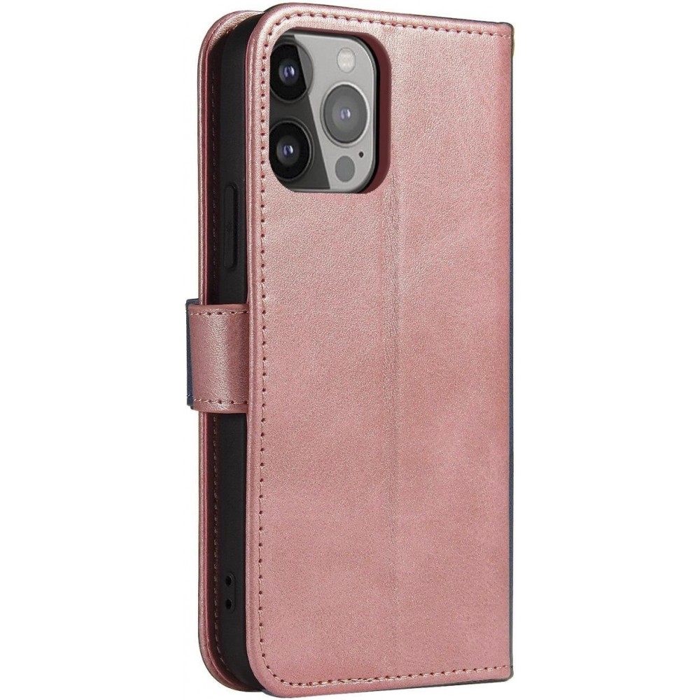 Fourre Samsung Galaxy S25+ - Flip cuir avec rabat magnétique - Rose