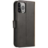 Fourre Samsung Galaxy S25 - Flip cuir avec rabat magn&eacute;tique - Noir