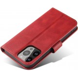 Fourre Samsung Galaxy S25 Ultra - Flip cuir avec rabat magnétique - Rouge