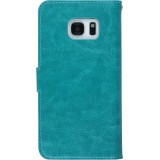 Fourre Samsung Galaxy S7 edge - Premium Flip - Turquoise