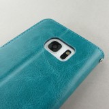 Fourre Samsung Galaxy S7 edge - Premium Flip - Turquoise