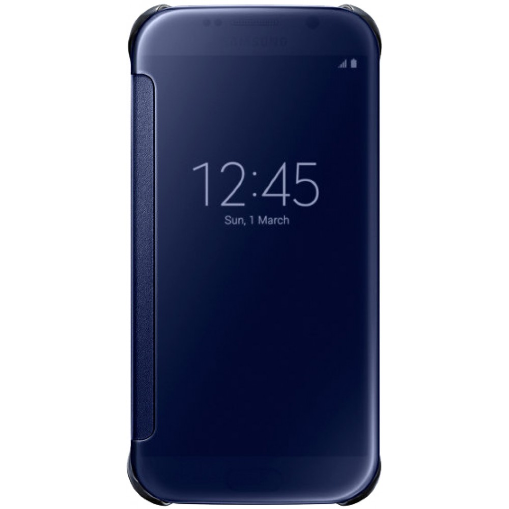 Coque Samsung Galaxy S7 - Clear View Cover - Bleu foncé