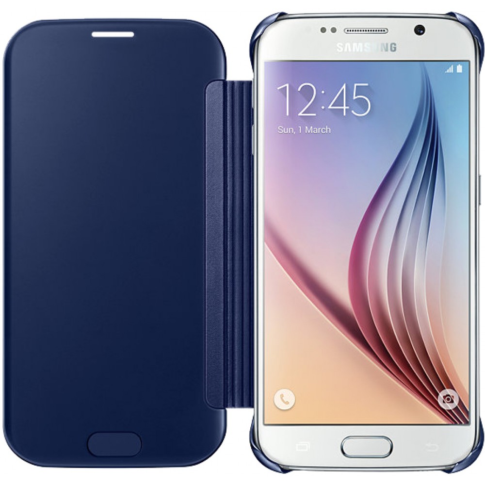Coque Samsung Galaxy S7 - Clear View Cover - Bleu foncé