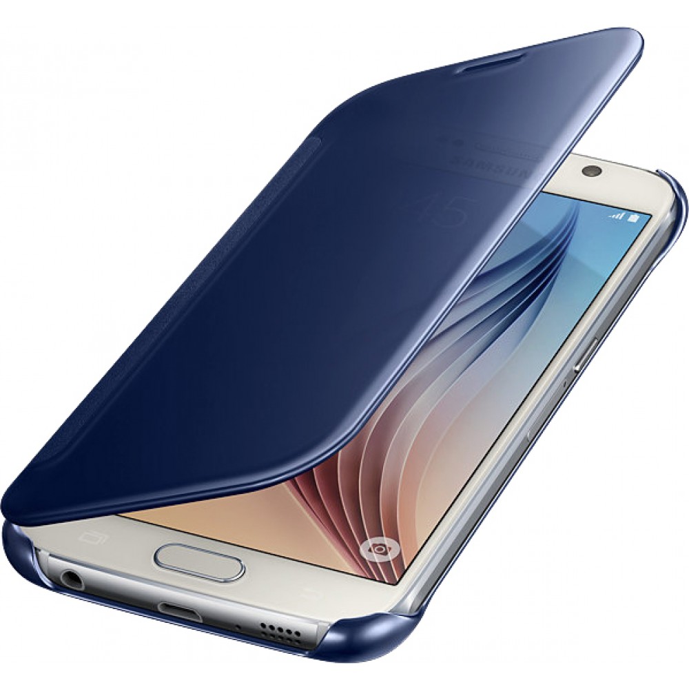 Coque Samsung Galaxy S7 - Clear View Cover - Bleu foncé