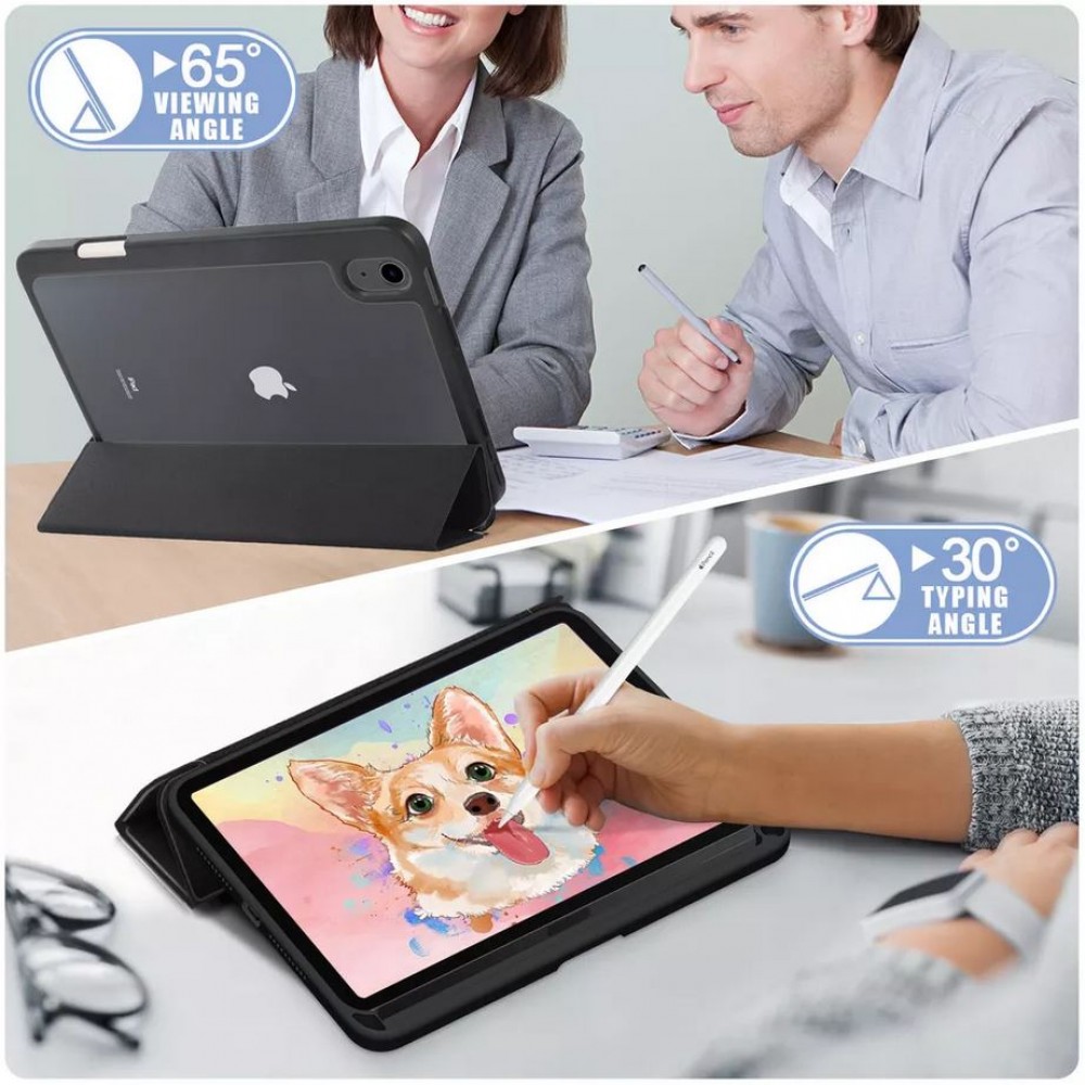 Fourre iPad mini 6 (8.3"/2021) - Coque antichoc ultra-fin avec dos transparent - Rose