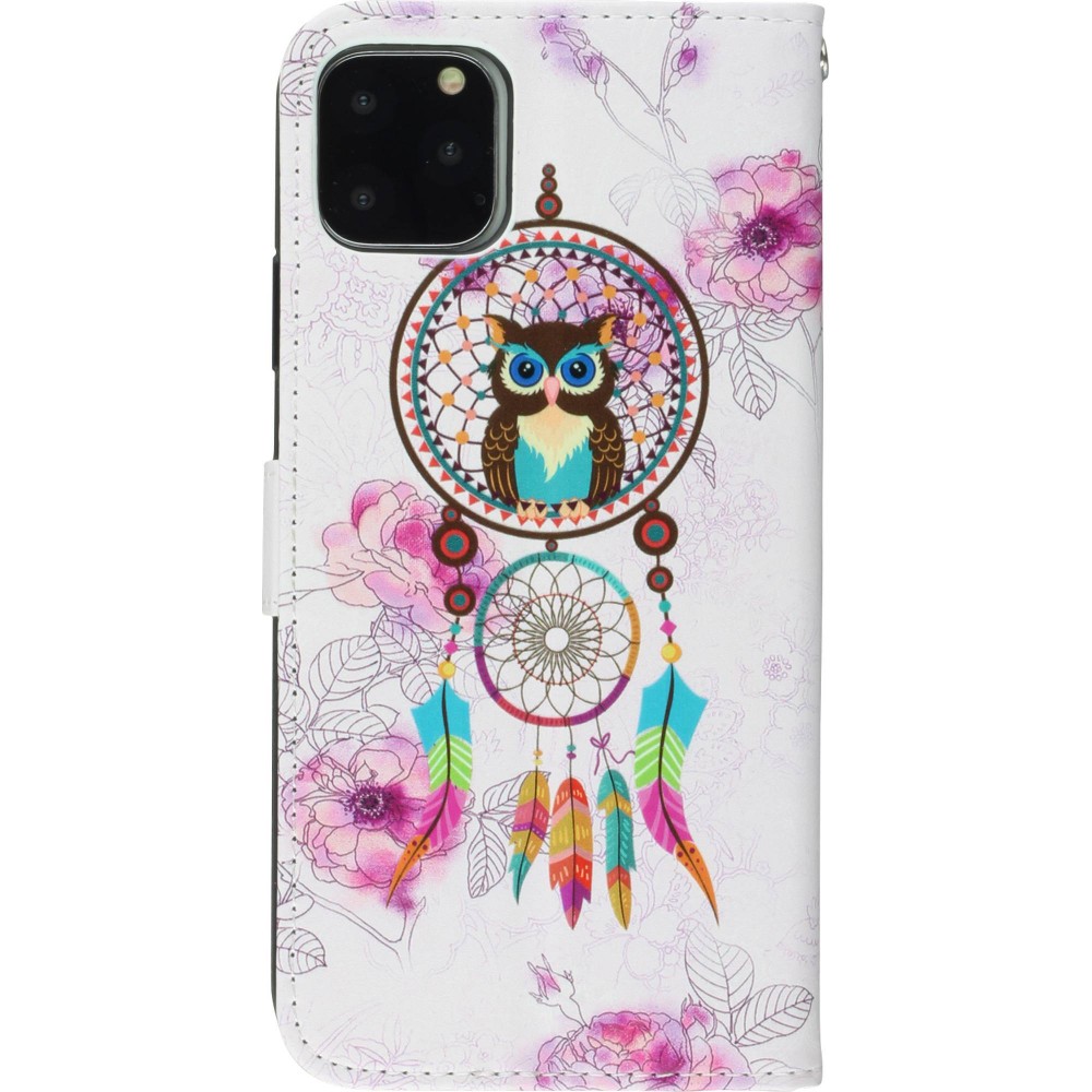 Fourre iPhone 11 - Flip Dreamcatcher owls