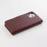 Hülle iPhone 13 Pro Max - Premium Flip Leder Tasche - Braun