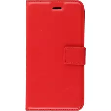 Hülle iPhone 13 Pro Max - Premium Flip Leder Tasche - Rot