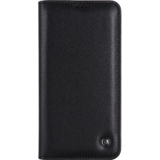 Fourre iPhone 12 / 12 Pro - GEBEi Kala séries luxe en cuir véritable, porte-cartes, support vidéo - Noir
