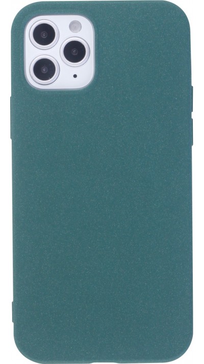 Coque iPhone 12 / 12 Pro - Silicone Mat Rude - Vert foncé