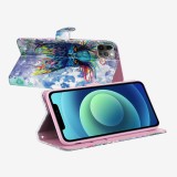 Fourre iPhone 11 - 3D Flip Hibou multicolor