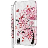 Fourre iPhone 14 - 3D Flip arbre en fleur