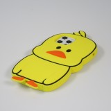 Fourre iPhone 12 Pro Max - Coque amusante 3D petit canard mignon - Jaune