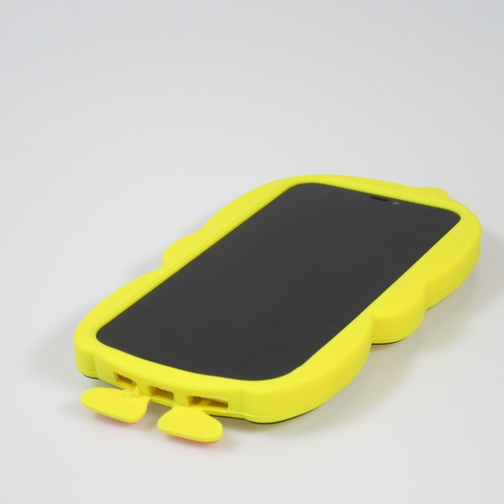 Fourre iPhone 12 Pro Max - Coque amusante 3D petit canard mignon - Jaune