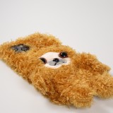 Fourre iPhone 13 Pro Max - Ours en peluche doux - Brun