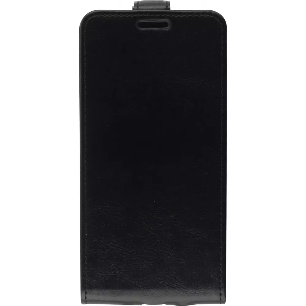 Hülle iPhone 12 / 12 Pro - vertikal Flip - Schwarz