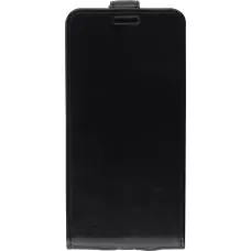 Hülle iPhone 12 / 12 Pro - vertikal Flip - Schwarz