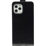 Fourre iPhone 12 / 12 Pro - Vertical Flip - Noir