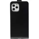 Hülle iPhone 12 / 12 Pro - vertikal Flip - Schwarz