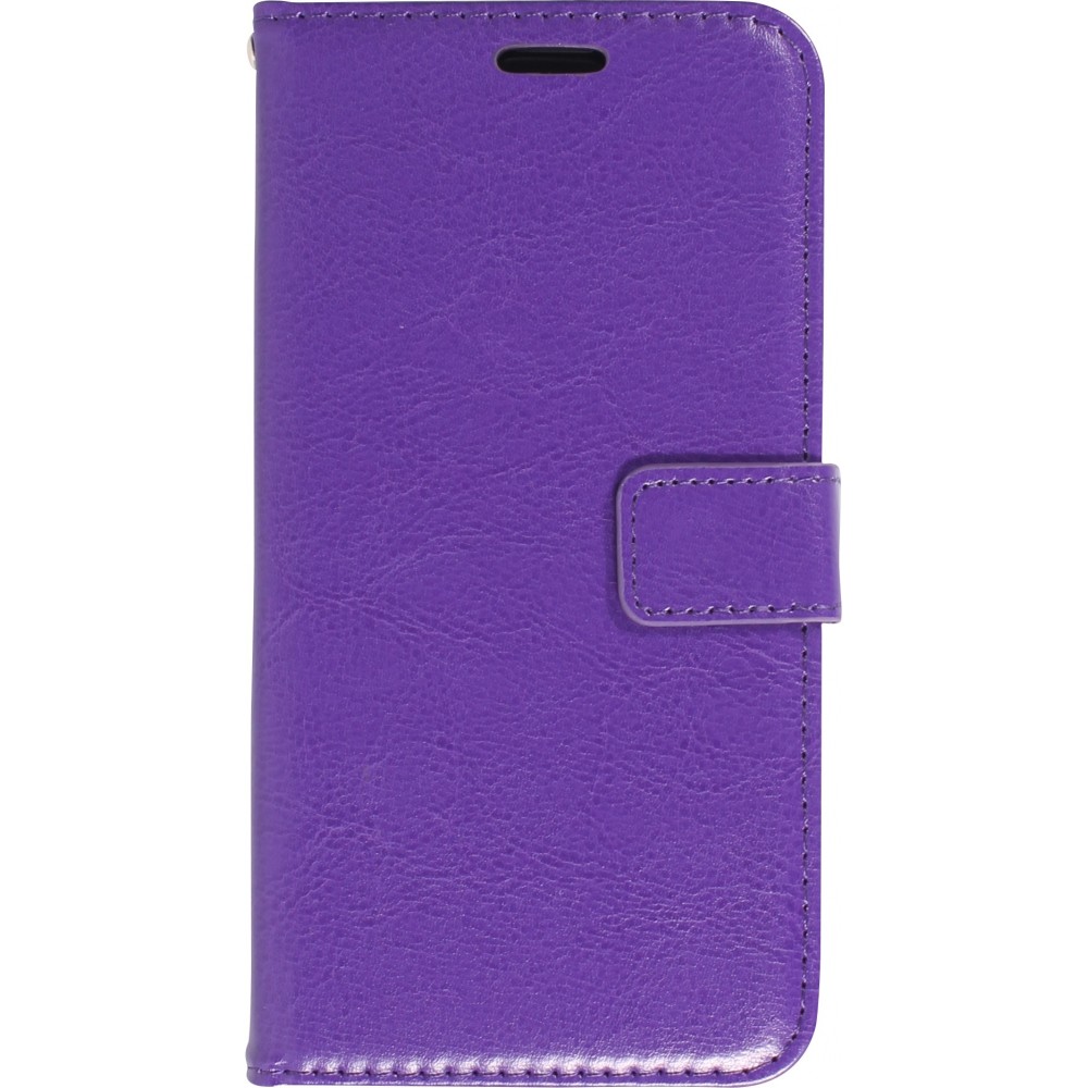 Fourre Samsung Galaxy S24 Ultra - Premium Flip cuir lisse porte-cartes - Violet