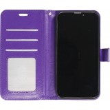 Fourre Samsung Galaxy S24 Ultra - Premium Flip cuir lisse porte-cartes - Violet