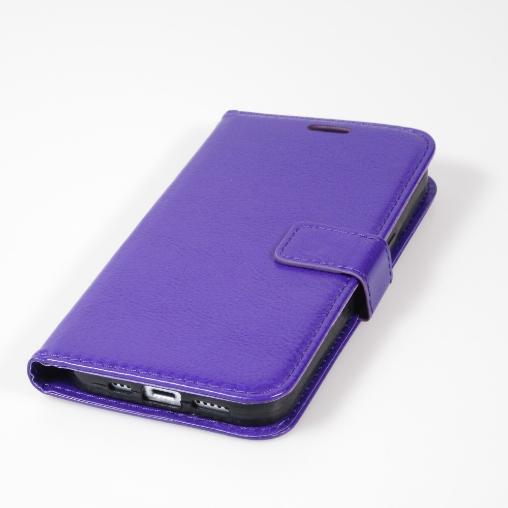Fourre Samsung Galaxy S24 Ultra - Premium Flip cuir lisse porte-cartes - Violet
