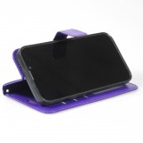 Fourre Samsung Galaxy S24 Ultra - Premium Flip cuir lisse porte-cartes - Violet