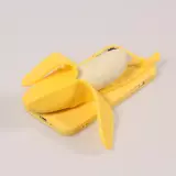 iPhone 13 Pro Max Case Hülle - Lustige Spass Hülle 3D Banane - Gelb