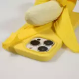 iPhone 13 Pro Max Case Hülle - Lustige Spass Hülle 3D Banane - Gelb