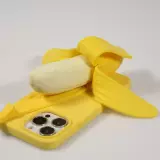 iPhone 13 Pro Max Case Hülle - Lustige Spass Hülle 3D Banane - Gelb