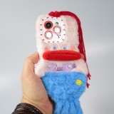 Fourre iPhone 13 Pro - Coque amusante 3D Sirène moche - Bleu