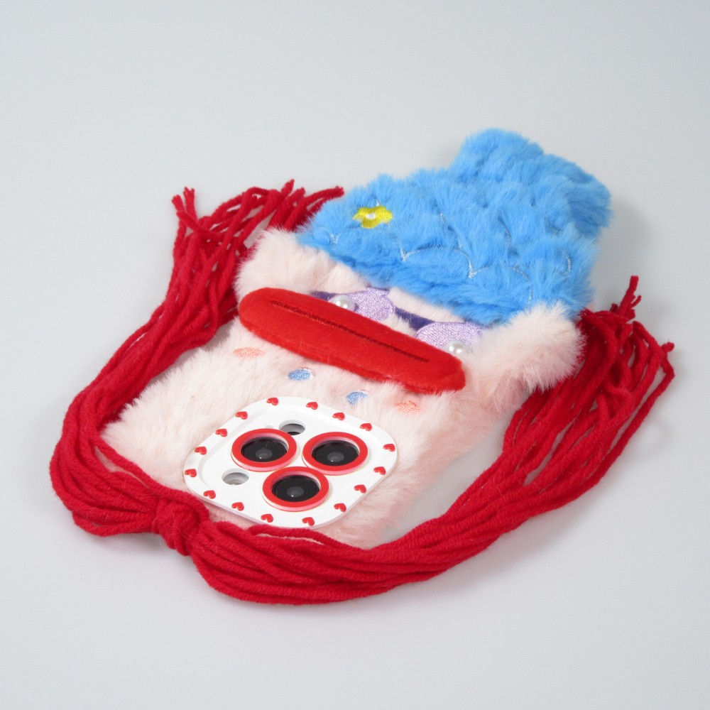 Fourre iPhone 13 Pro - Coque amusante 3D Sirène moche - Bleu