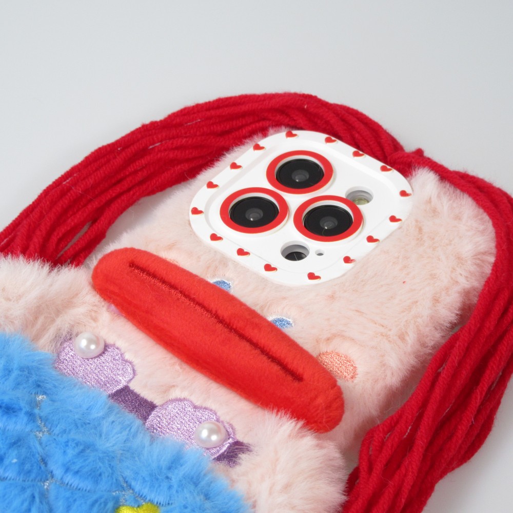 Fourre iPhone 13 Pro - Coque amusante 3D Sirène moche - Bleu