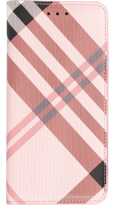 Fourre iPhone 13 Pro Max - Flip Lines - Rose