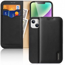 Fourre iPhone 15 - Dux Ducis Hivo RFID Flip Wallet - Noir