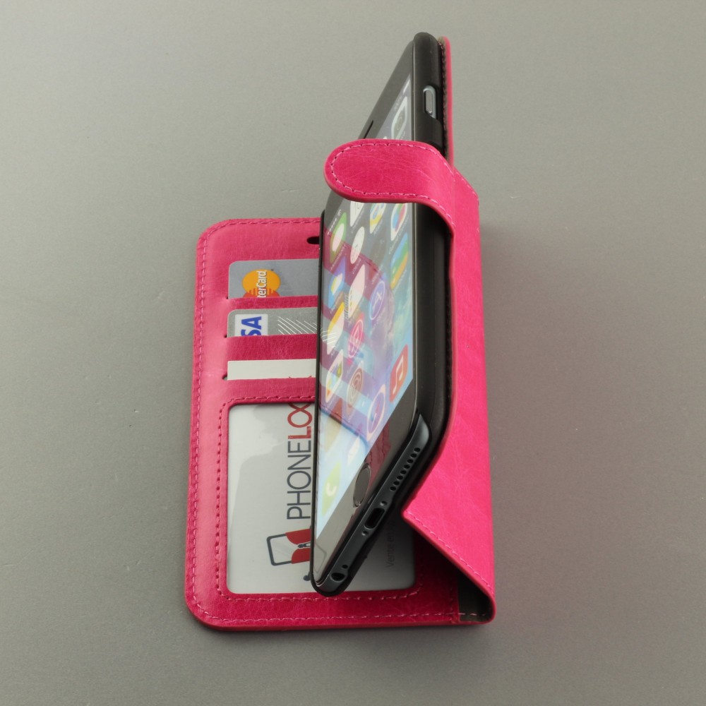 Fourre Samsung Galaxy S7 edge - Premium Flip - Rose foncé