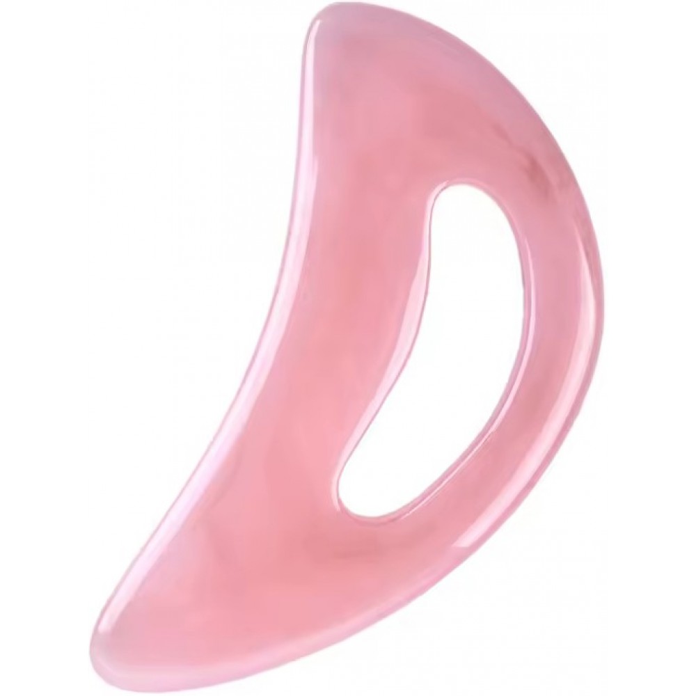 Gua Sha jambes et corps - Outil de massage pour relaxation et détoxification - Rose