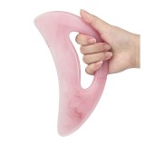 Gua Sha jambes et corps - Outil de massage pour relaxation et détoxification - Rose