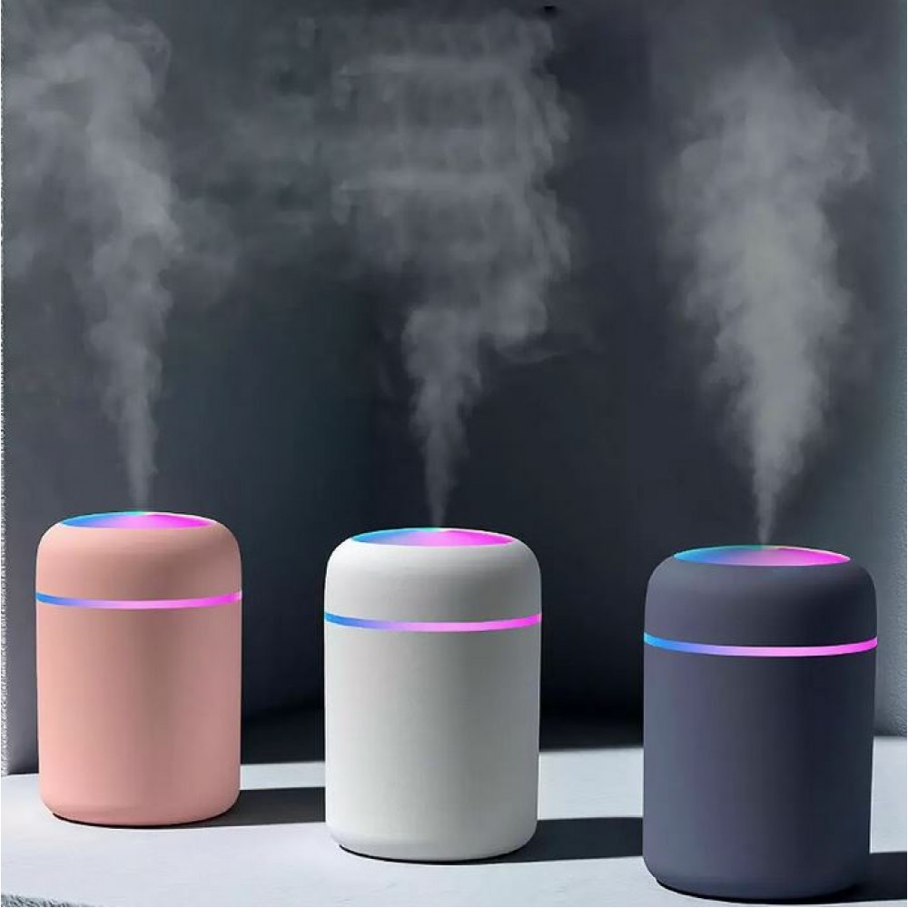 H2O Humidifier Luftbefeuchter kompakt inkl. multicolor LED Licht - Schwarz
