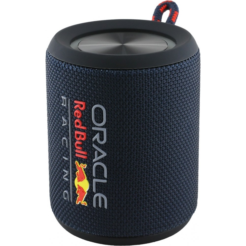 Haut-parleur enceinte Bluetooth sans fil cylindrique Red Bull Racing - Bleu marine