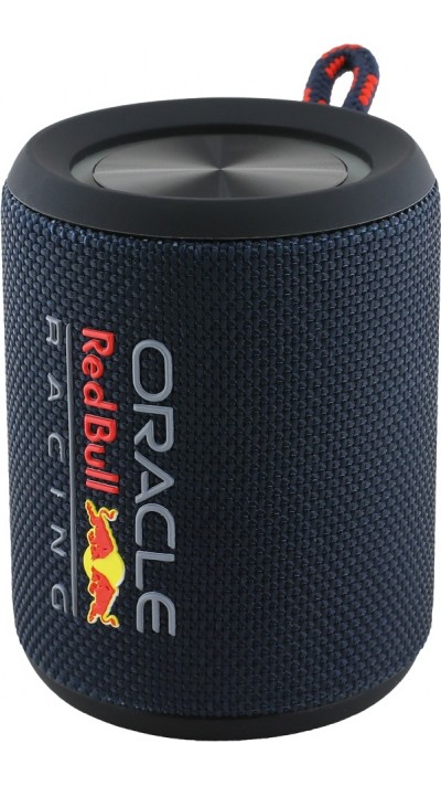 Haut-parleur enceinte Bluetooth sans fil cylindrique Red Bull Racing - Bleu marine