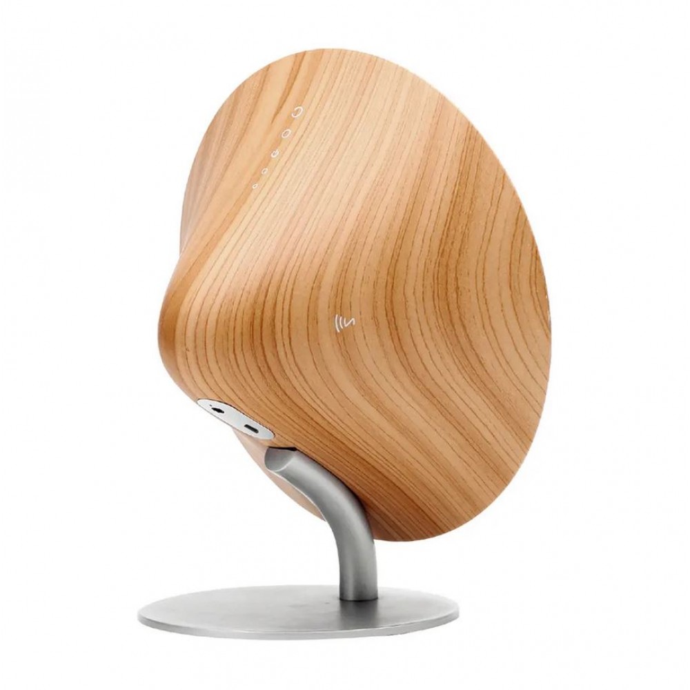 Haut-parleur stylé 5W - Mini enceinte sans-fil Bluetooth en bois - Brun