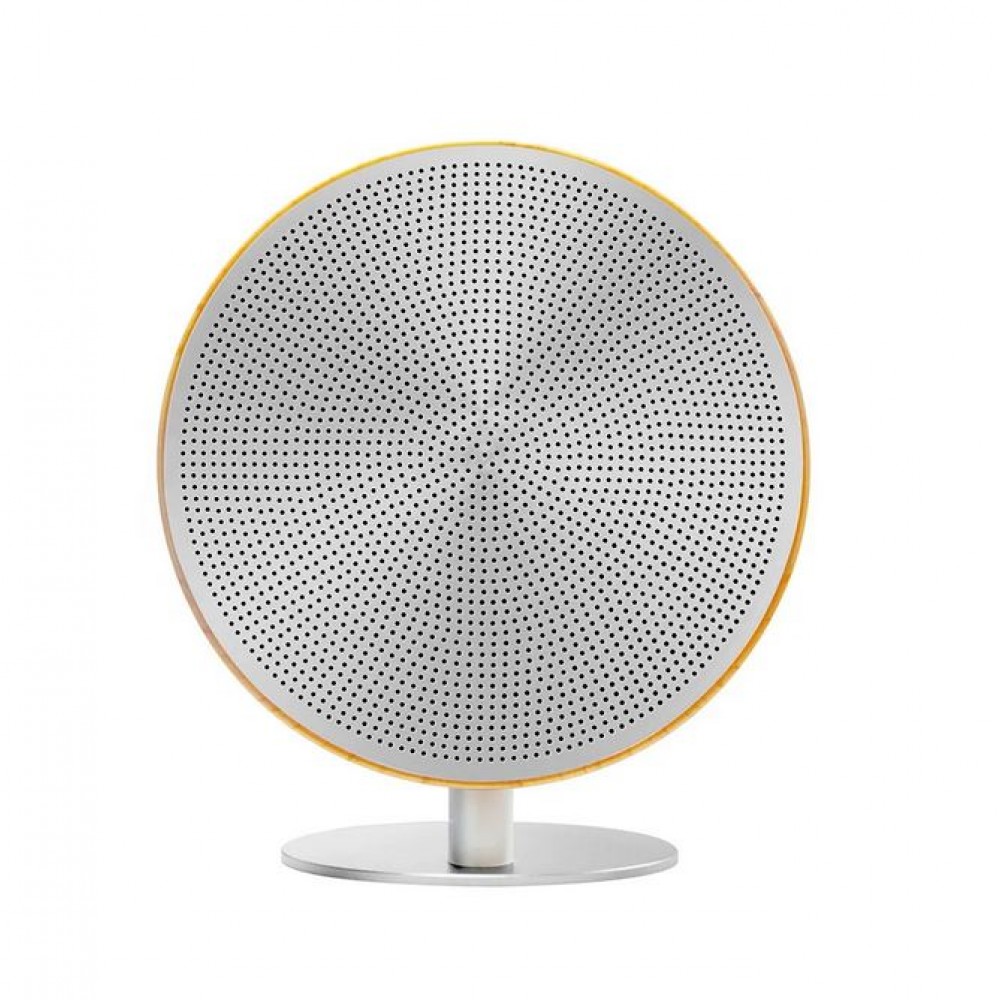 Haut-parleur stylé 5W - Mini enceinte sans-fil Bluetooth en bois - Brun