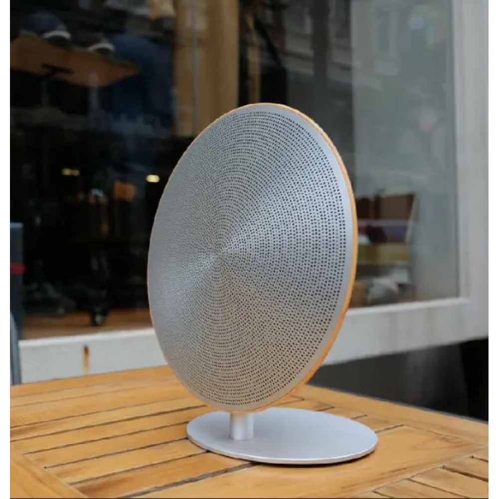Haut-parleur stylé 5W - Mini enceinte sans-fil Bluetooth en bois - Brun