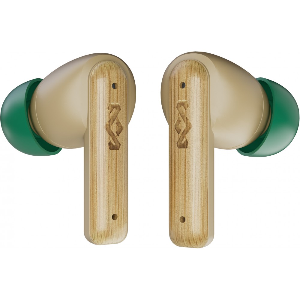 House of Marley Little Birds Bluetooth 5.3 TWS In-Ear écouteurs sans fil Bamboo - Beige