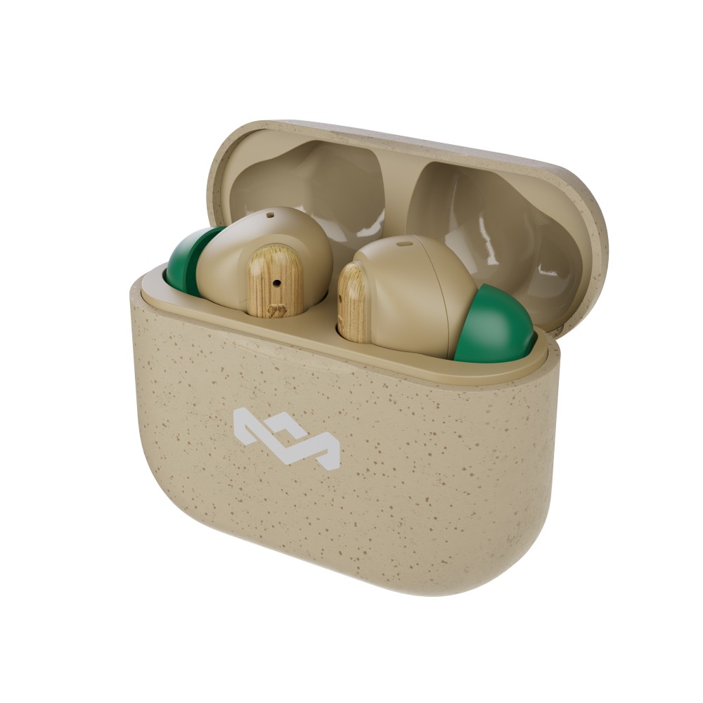 House of Marley Little Birds Bluetooth 5.3 TWS In-Ear écouteurs sans fil Bamboo - Beige