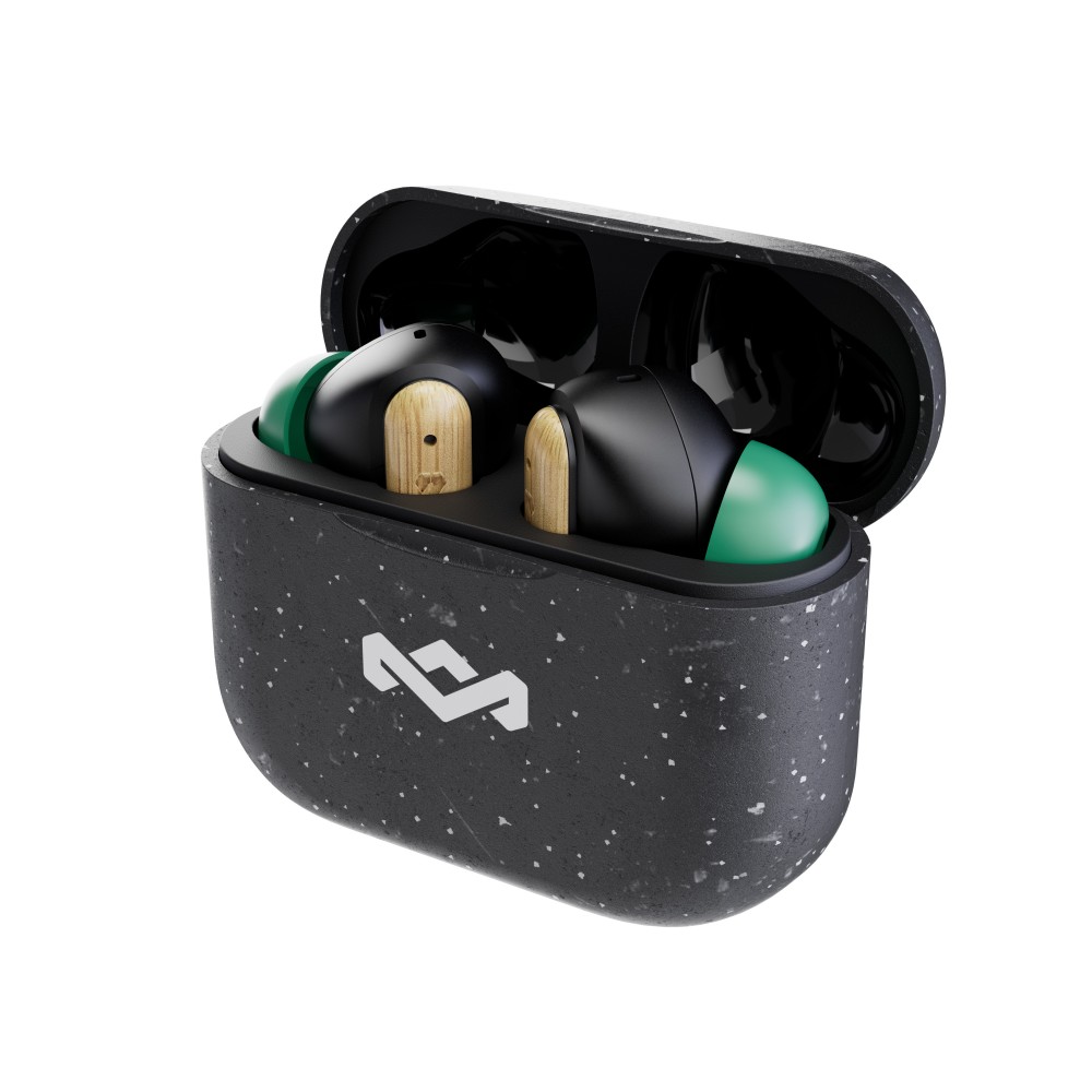 House of Marley Little Birds Bluetooth 5.3 TWS In-Ear écouteurs sans fil Bamboo - Noir