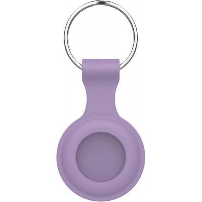 Porte-clés AirTag - Silicone - Violet