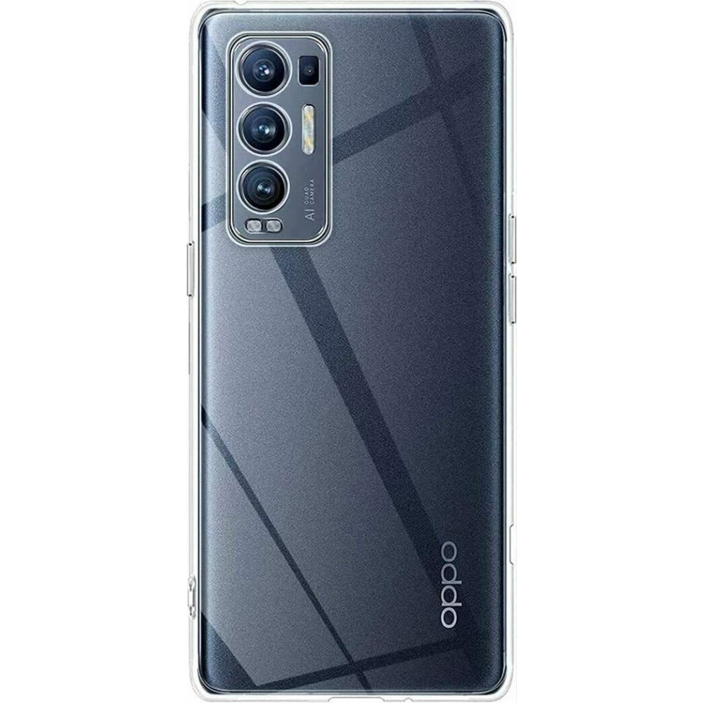 Hülle OPPO Find X3 Neo - Gummi Transparent Silikon Gel Simple Super Clear flexibel