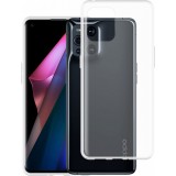 Housse OPPO Find X3 Pro - Gel transparent Silicone Super Clear flexible